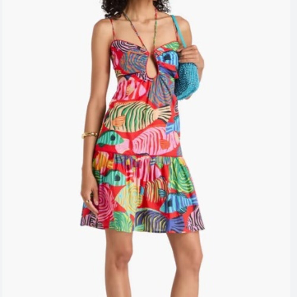 FARM Rio Multicolor Halter Dress - Picture 4 of 5